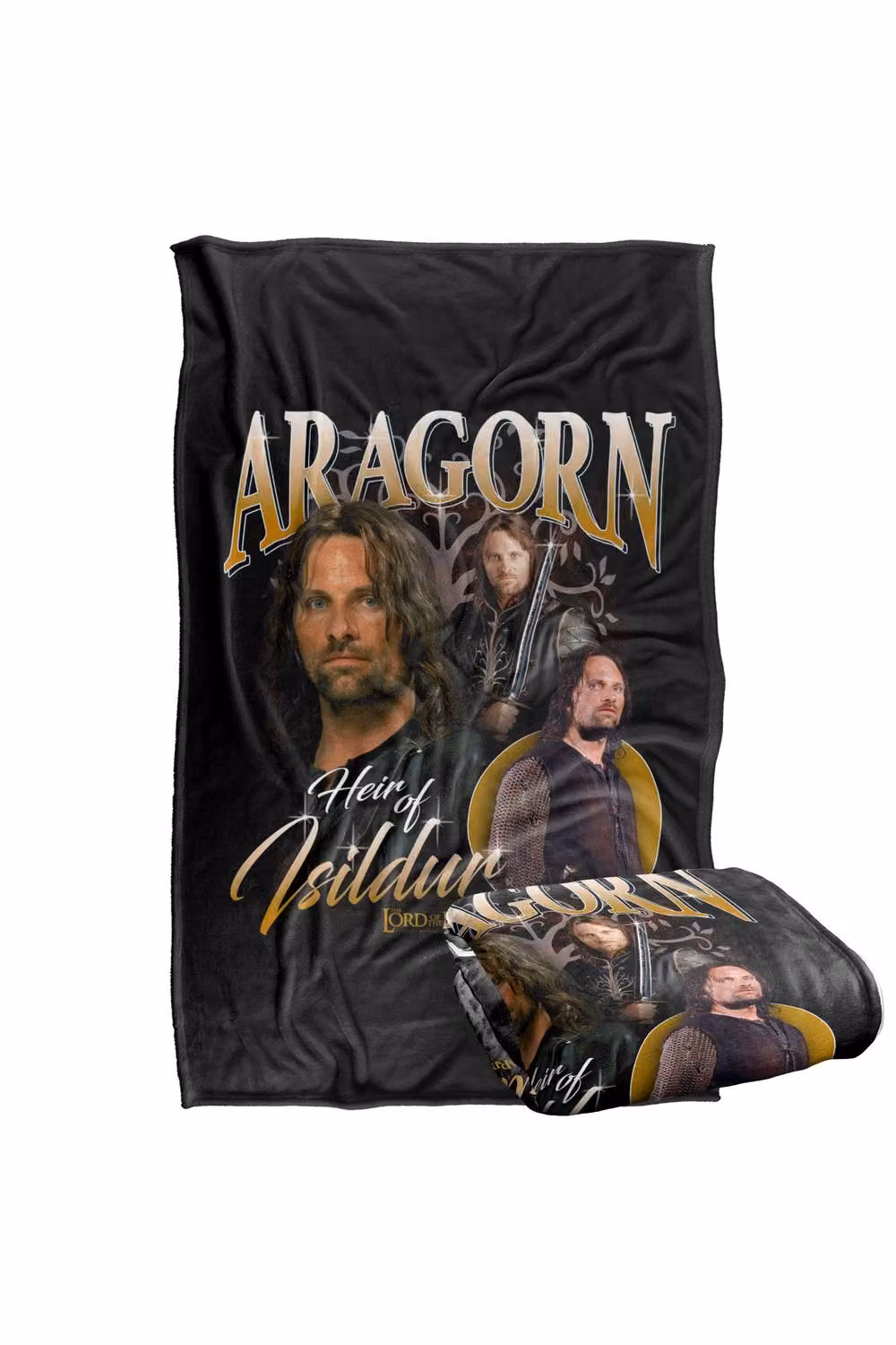 Warner Bros. Lord Of The Rings Aragorn Bootleg Super Soft Fleece Throw Blanket, Multicolour, W/D/H: 91 x 147 cm – 7