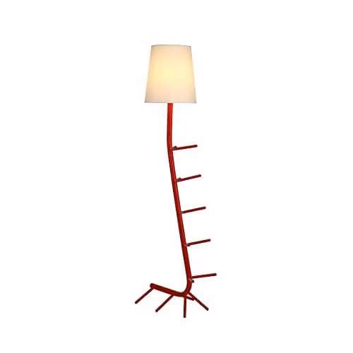 Netlighting Mantra Centipede Floor Lamp with Shade, Red and White, Height: 165 cm – 1