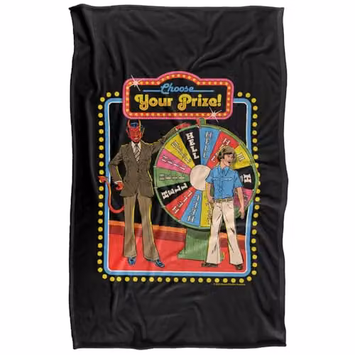Steven Rhodes Choose Your Prize Silky Touch Super Soft Throw Blanket, Multicolour, W/D/H: 91 x 147 cm – 5