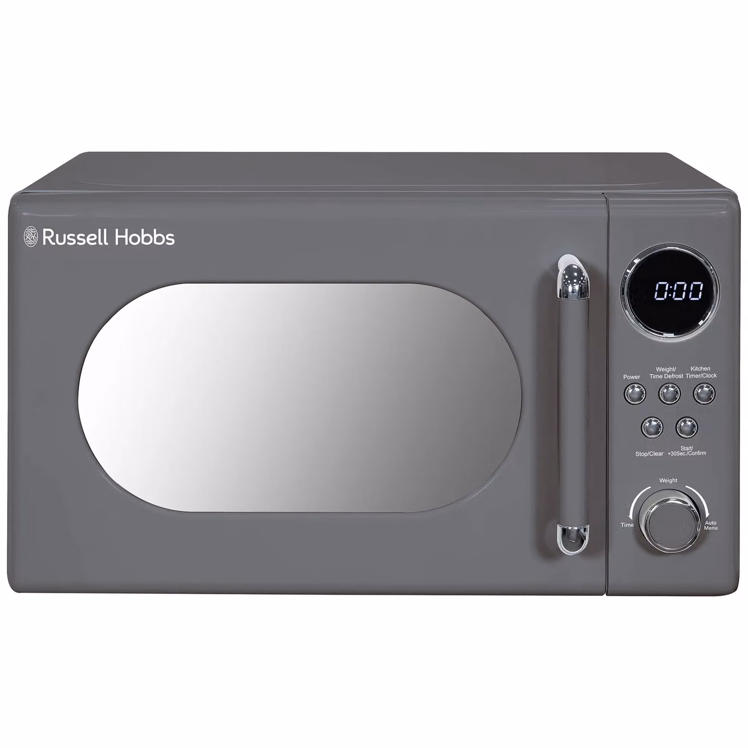 Russell Hobbs Retro Digital Solo Microwave 20L 800W in Grey RHM2044 – 4
