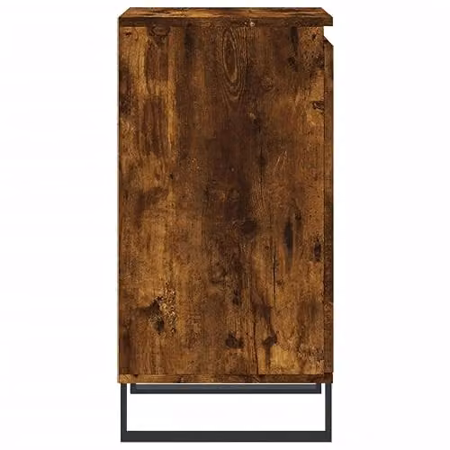 vidaXL Set of 2 Modern Sideboards in Smoked Oak Brown, W/D/H: 40 x 35 x 70 cm – 6