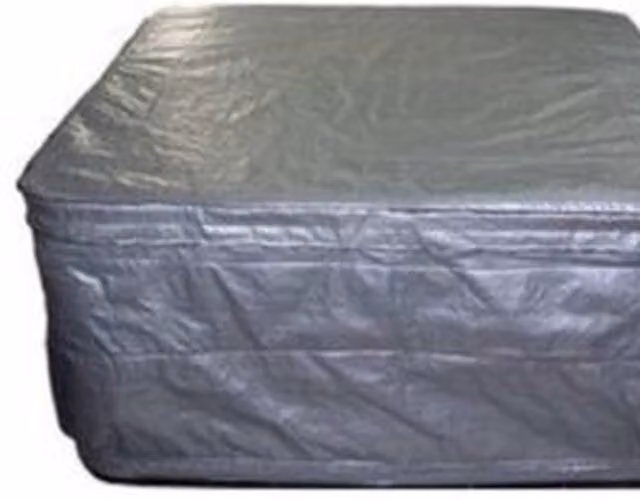 Palm Spas Grey Winter Tarpaulin Cover