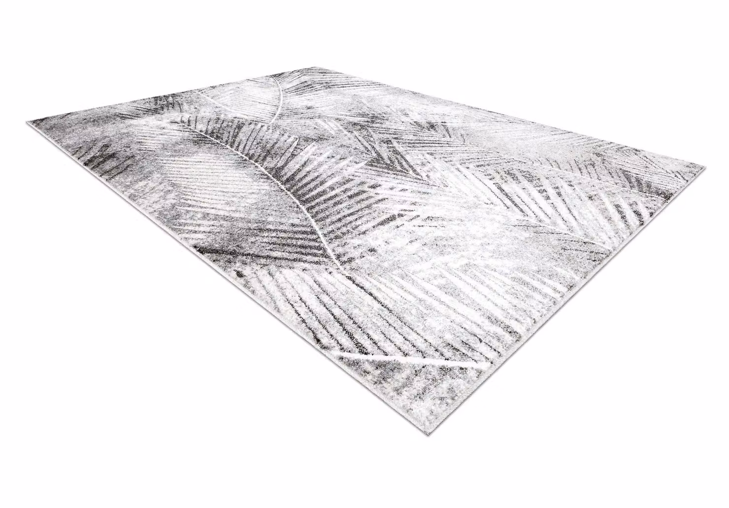 RugsX Mateo Grey Floral Modern Rectangular Rug W: 80 cm, L: 150 cm – 2