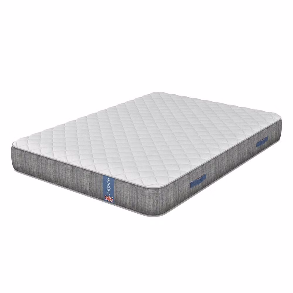 Aspire PureRest Wool Hybrid Mattress, Medium Firm, White, W/D/H: 120 x 200 x 23 cm – 2