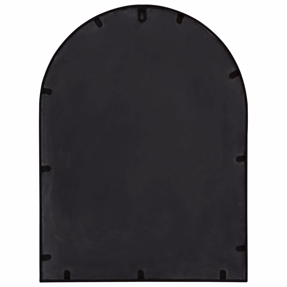 Berkfield Home Antique Black Rectangular Wall Mirror, W: 60 cm, H: 45 cm – 4