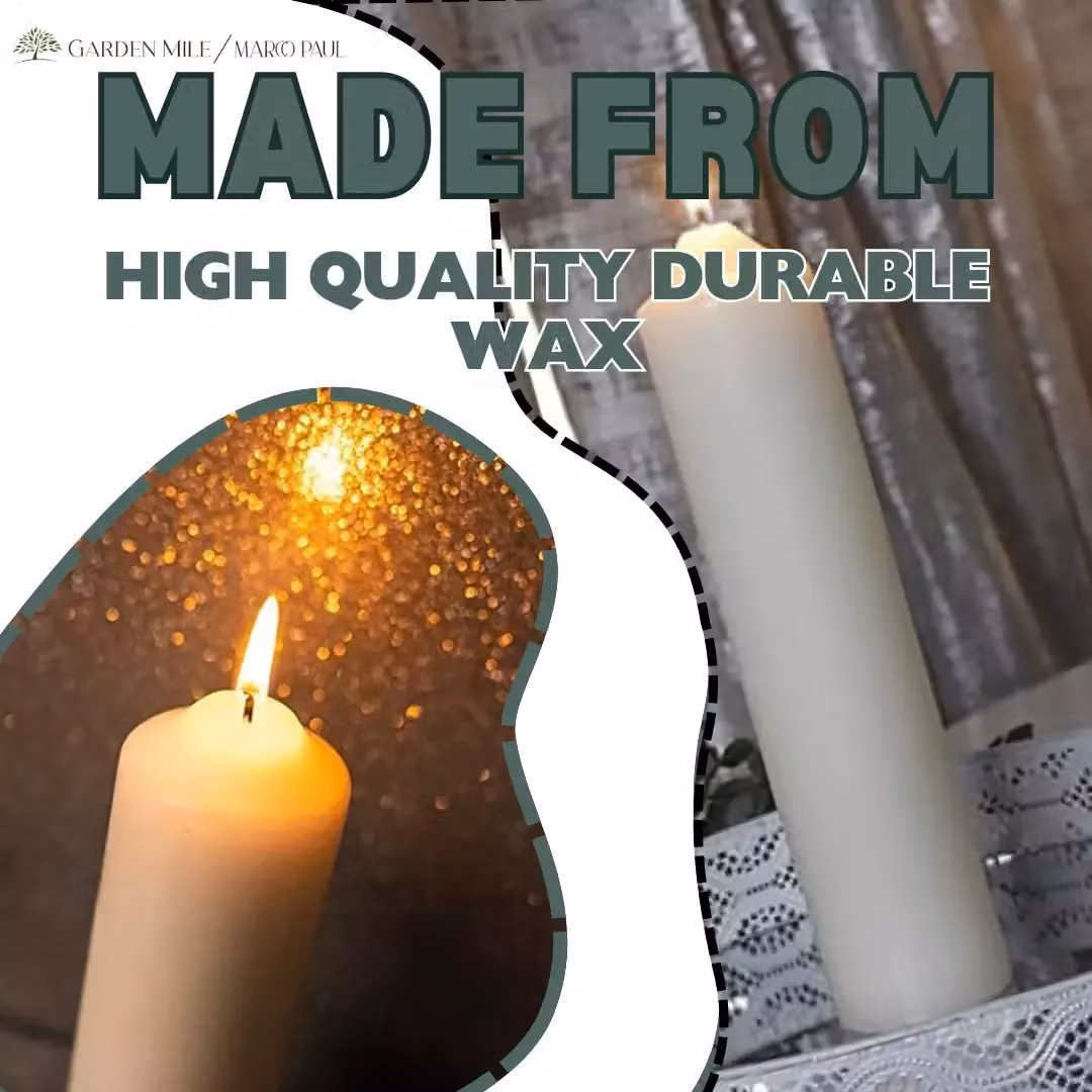 Marco Paul White Church Pillar Candle – 4