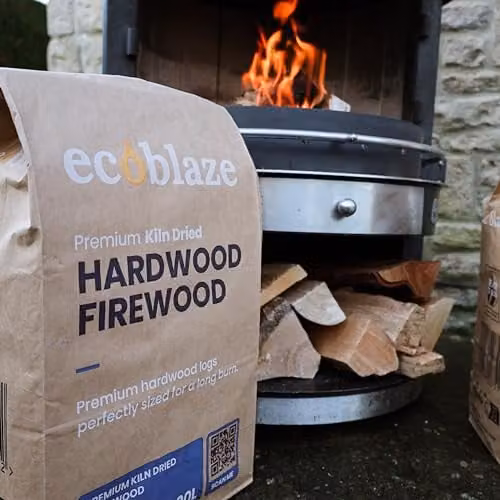 Ecoblaze Premium Kiln Dried Birch Hardwood Logs, 9 kg – 3