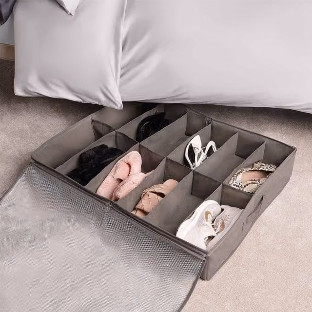 OHS 12 Grid Wardrobe Storage Divider in Grey