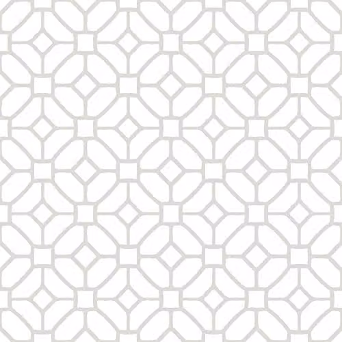 WallPops Geometric Lattice Peel and Stick Floor Tiles, White, 30.48 x 30.48 cm