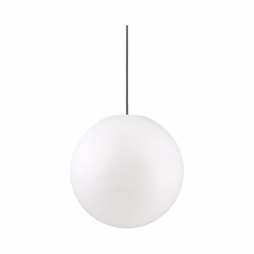 Netlighting Ideal Lux Sole Small White Outdoor Globe Ceiling Pendant Light IP44 E27 – 1