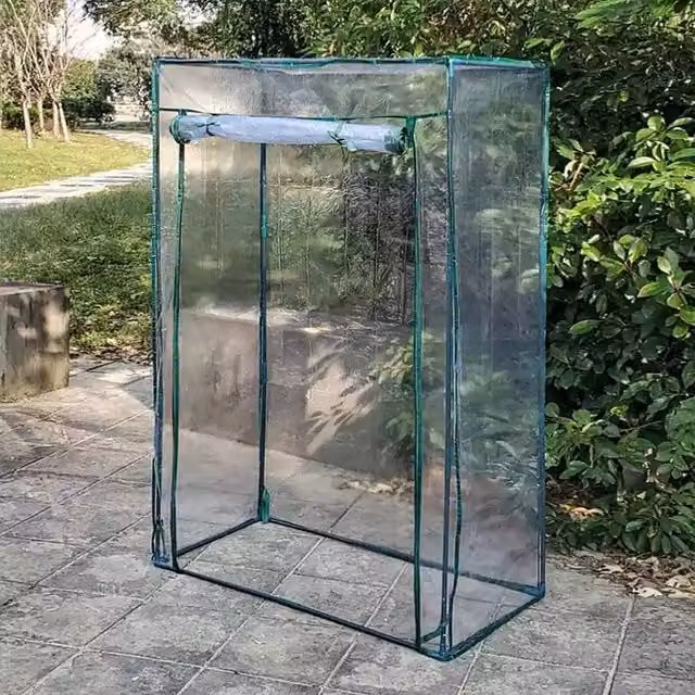 Kelvenix Tomato Greenhouse with Reinforced Steel Frame and Cover in Green, 0.6 m2 – 1