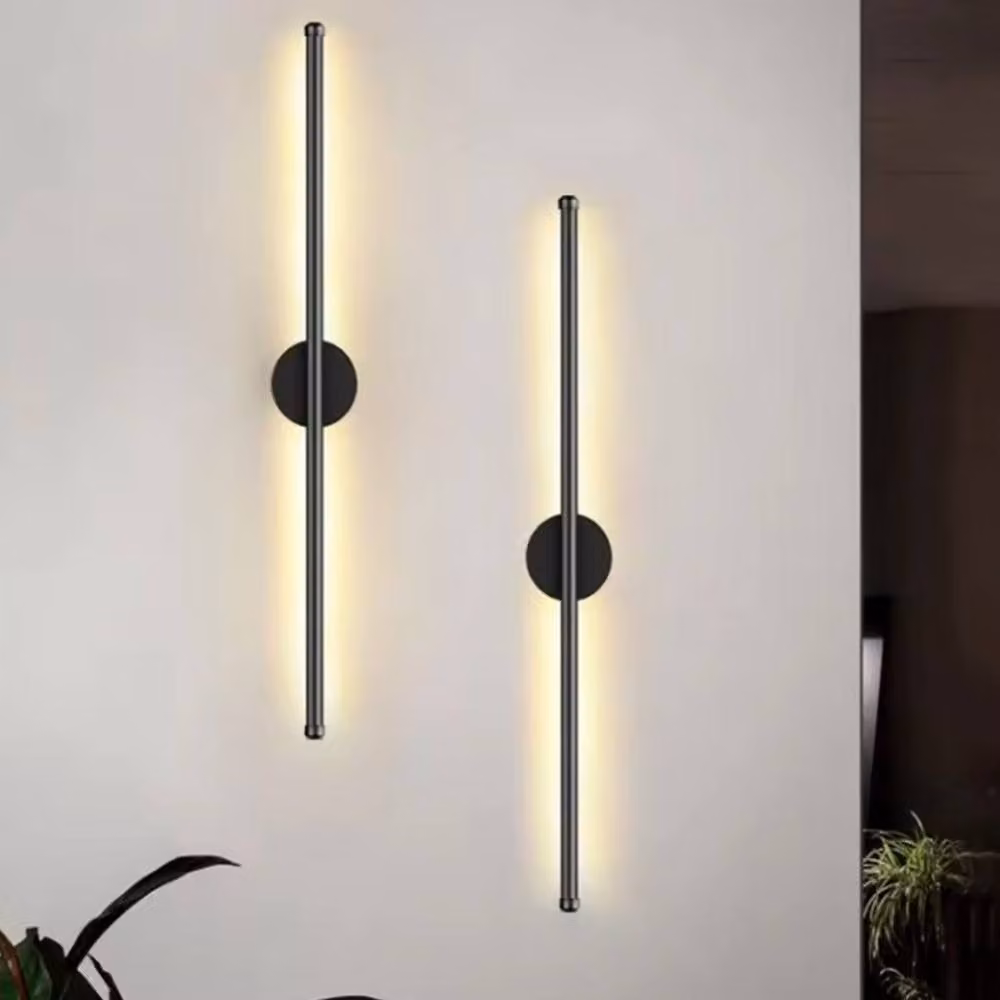 Havendro Modern Black LED Linear Wall Lamp with Up and Down Light Effect – 3