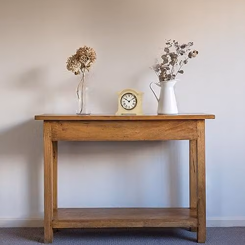 Acctim Falkenburg Antique Tabletop Mantel Clock with Quartz Mechanism in Beige and White – 2