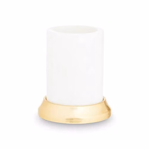 Premier Housewares White Marble Tumbler, W: 10 cm, D: 10 cm, H: 12 cm