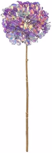KDMD Purple Hydrangea Artificial Flower Stem, Height: 58 cm