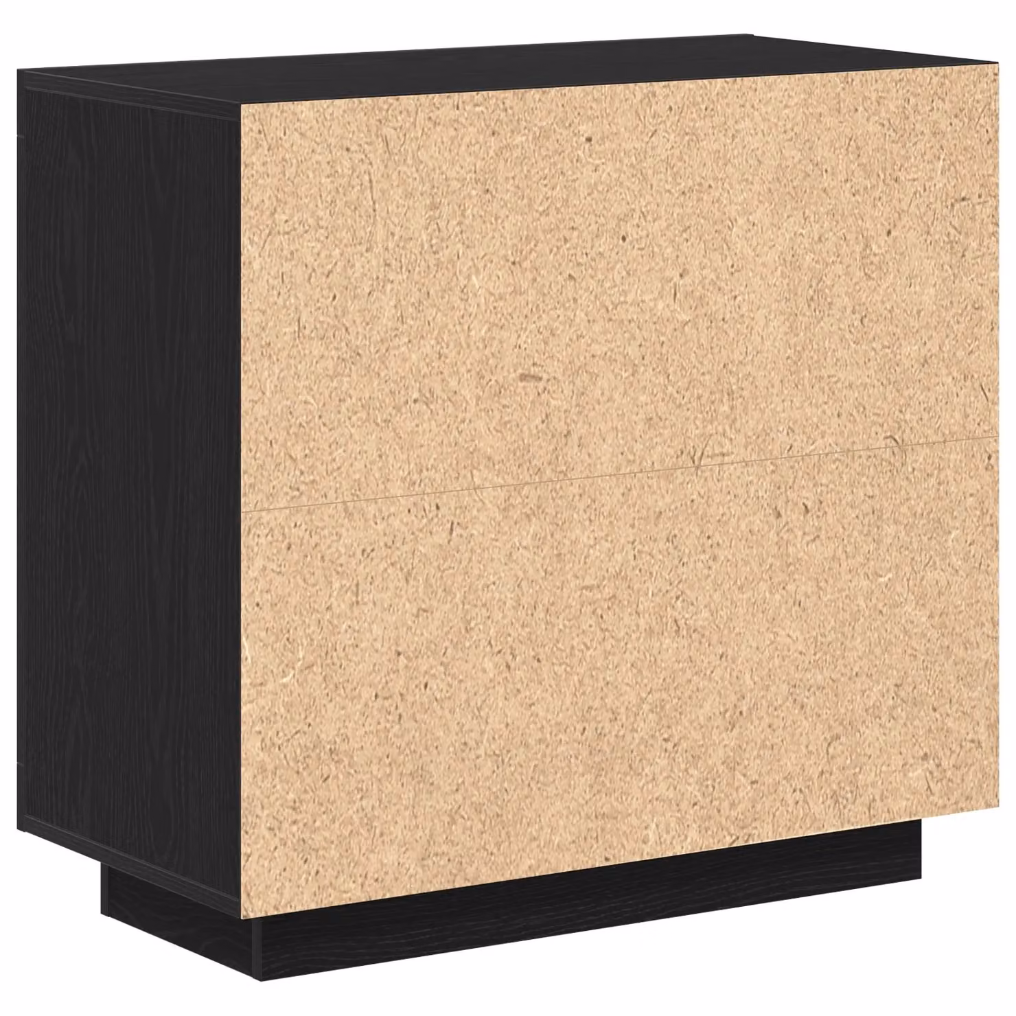 Berkfield Home Modern Black Oak Sideboard in Matt MDF, W/D/H: 80 x 40 x 75 cm – 4