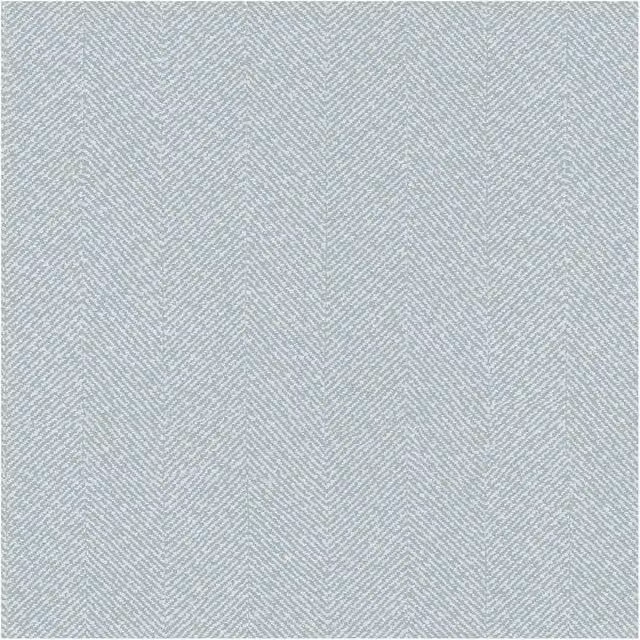 Sophie Allport Herringbone Texture Morning Fog Wallpaper in Blue and Grey, W: 52 cm, H: 1000 cm – 1