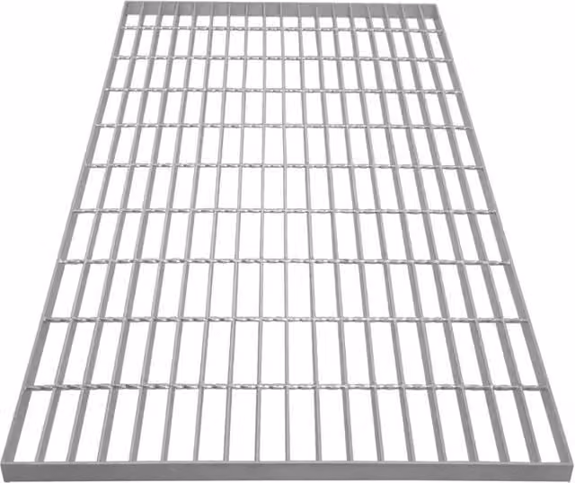 Monstershop Galvanised Grating in Silver W: 100 cm, D: 60 cm