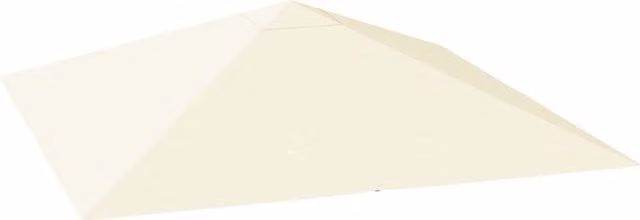 Outsunny Cream Polyester Gazebo Canopy Replacement with UPF 50+ Protection, W x W: 3 x 3 m