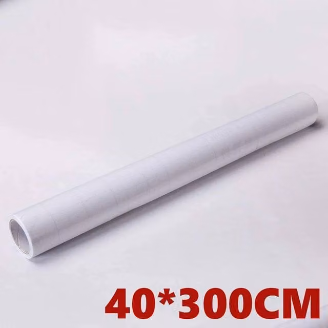 Kelvenix Clear Gloss Self-adhesive Vinyl Film, Transparent, W: 52 cm, L: 1000 cm