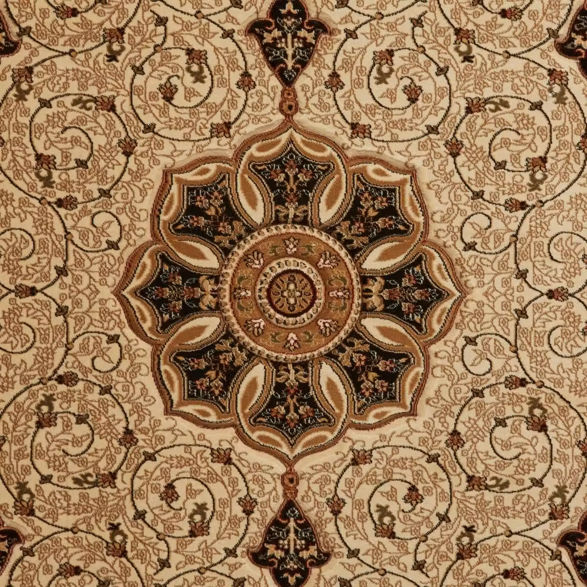 The Rug Shop UK Traditional Floral Area Rug in Beige, W: 200 cm, D: 290 cm – 2