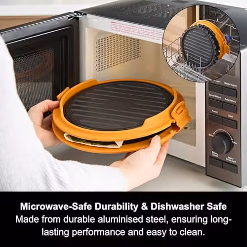 Morphy Richards Mico Microwave Round Grill in Orange – 10