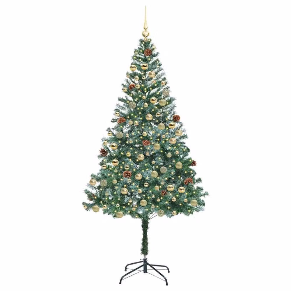 Berkfield Home Artificial Green Christmas Tree with Stand, Height: 180 cm – 3