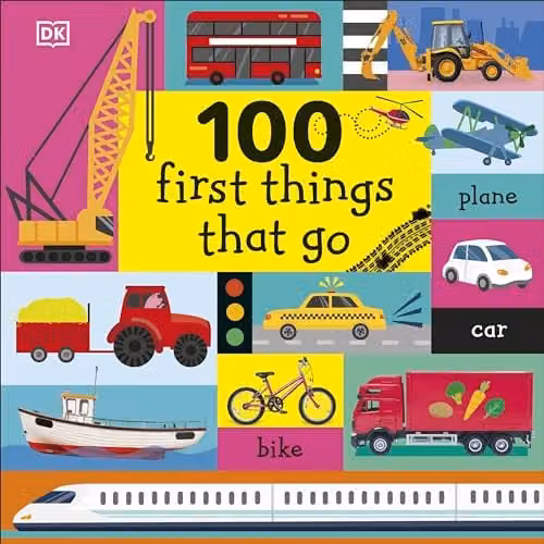 DK 100 First Things That Go Multicolour Board Book – 1