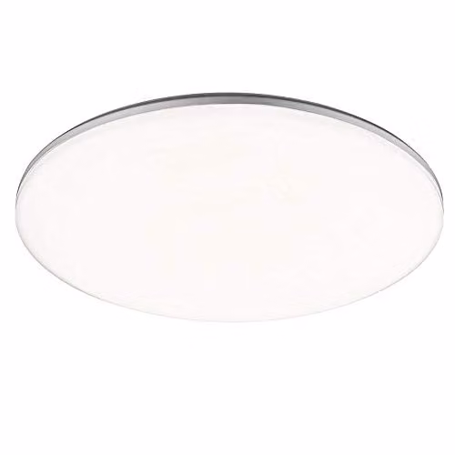 Netlighting Dori Outdoor LED Ceiling Light in Silver and White, IP54, Warm White