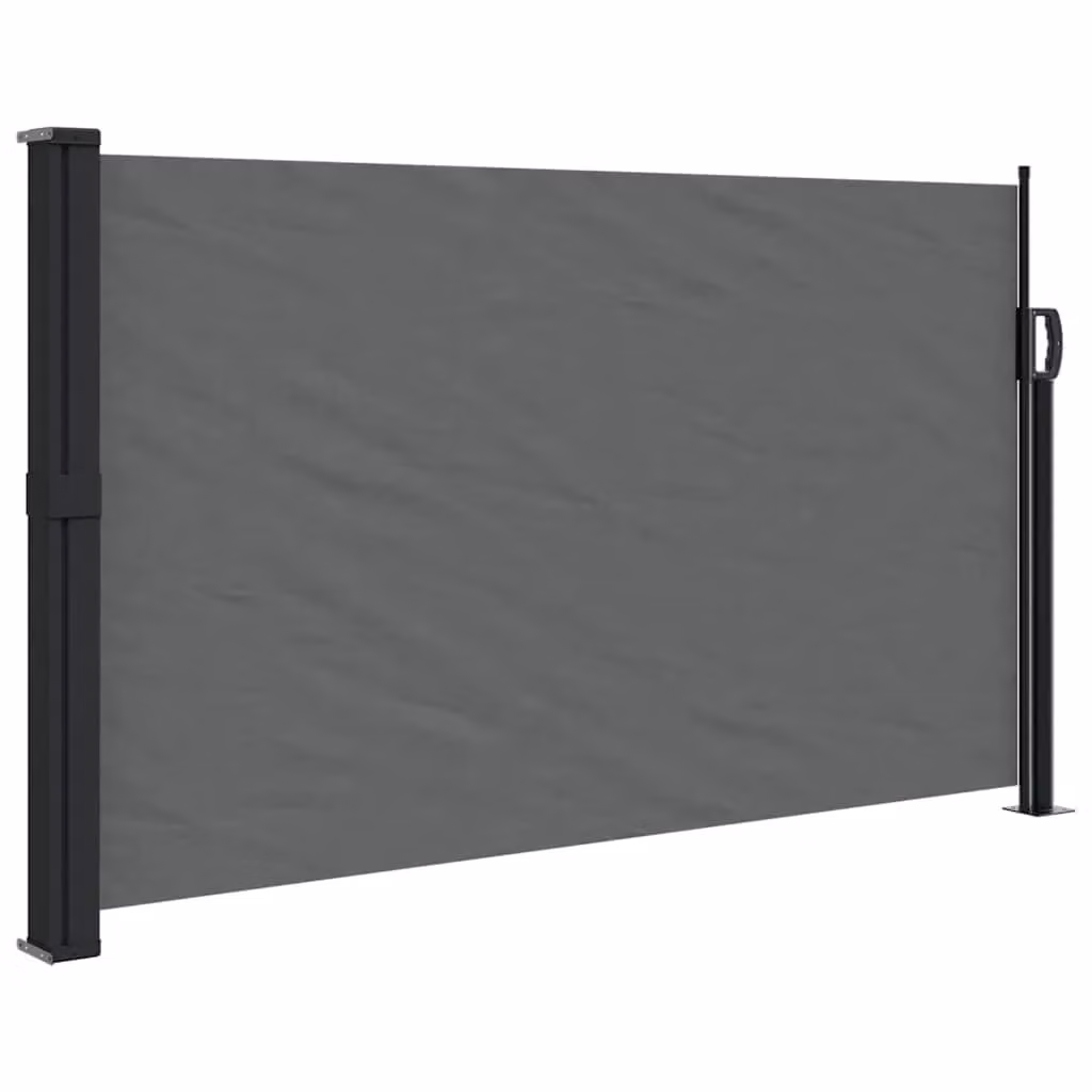 Berkfield Home Retractable Side Awning in Anthracite, W/H: 120 x 500 cm – 2