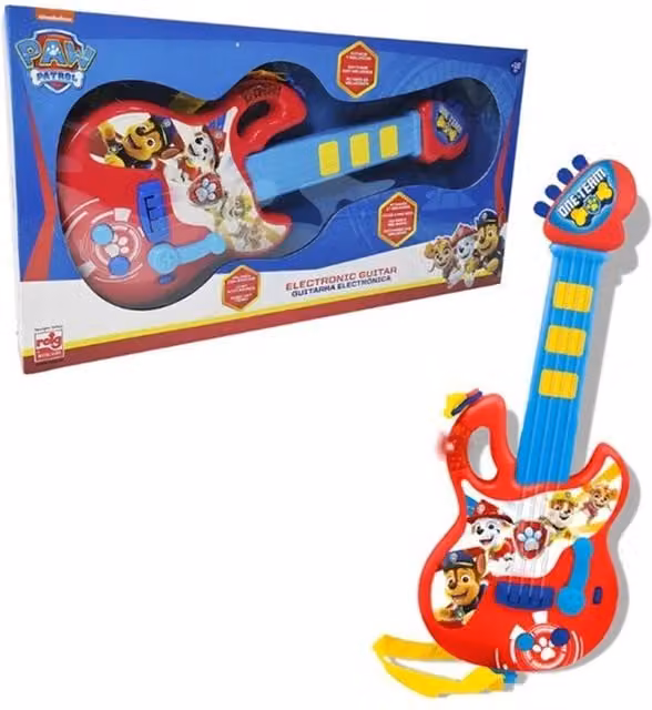Paw Patrol String Guitar with Built In Music in Red