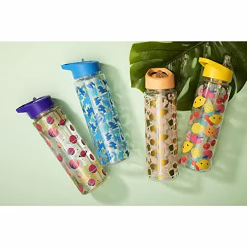 Orsina Purple Space Water Bottle with Carry Handle and Leakproof Screw Lid, 680 ml – 2