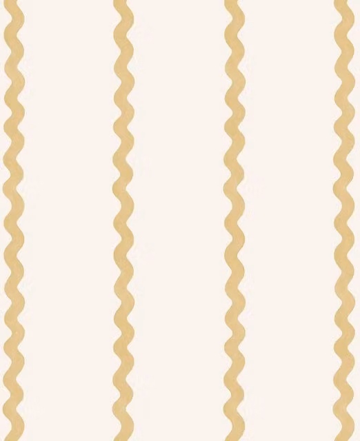 Holden Decor Do The Wiggle Stripe Wallpaper in Yellow