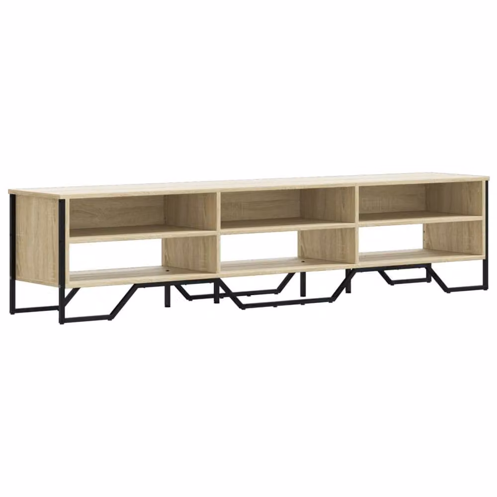 Berkfield Home Sonoma Oak TV Cabinet in Light Brown, W/D/H: 180 x 34 x 41 cm – 2