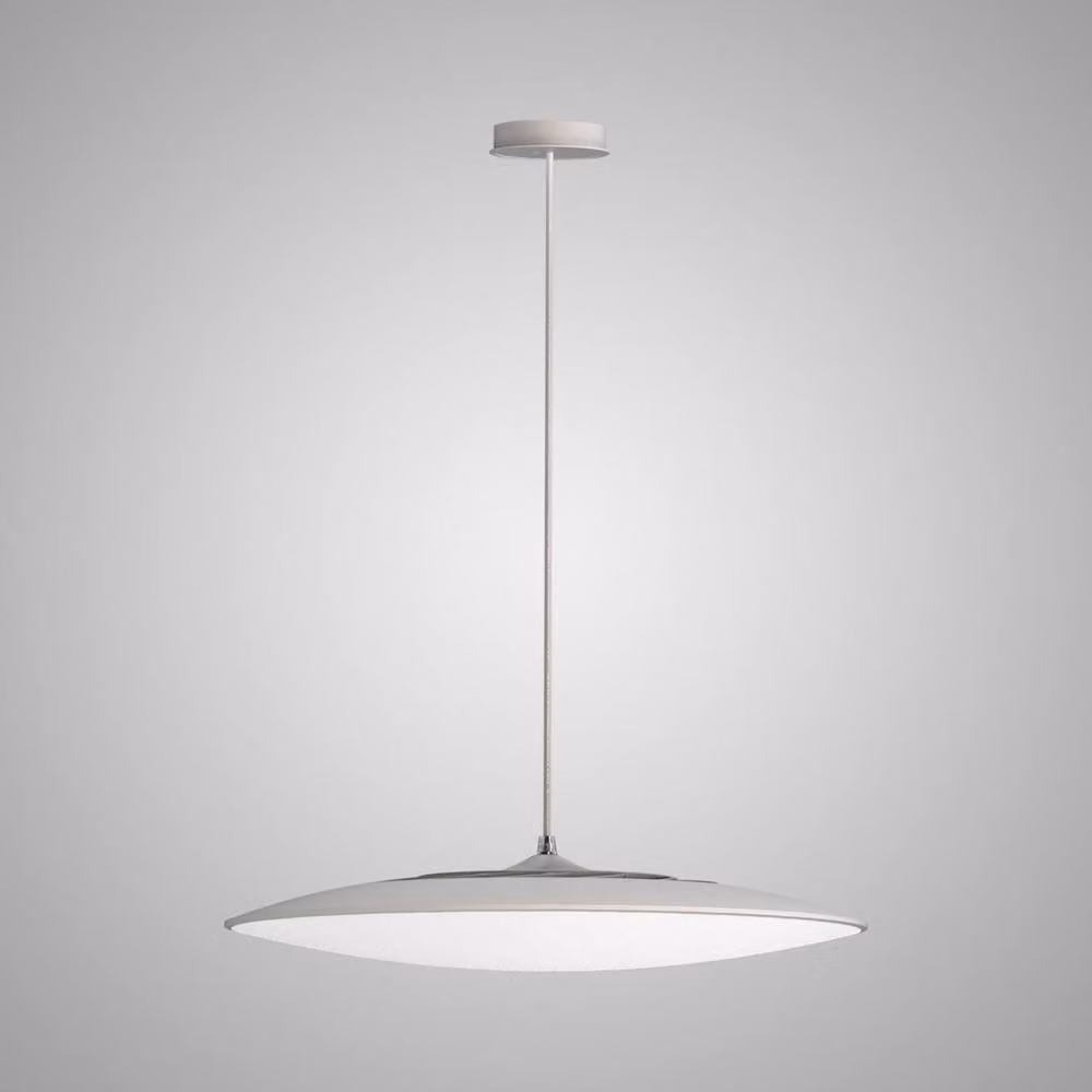 Netlighting Slim Round LED Pendant Light, White, 46 cm, 50W, 3000K, 4300lm – 2