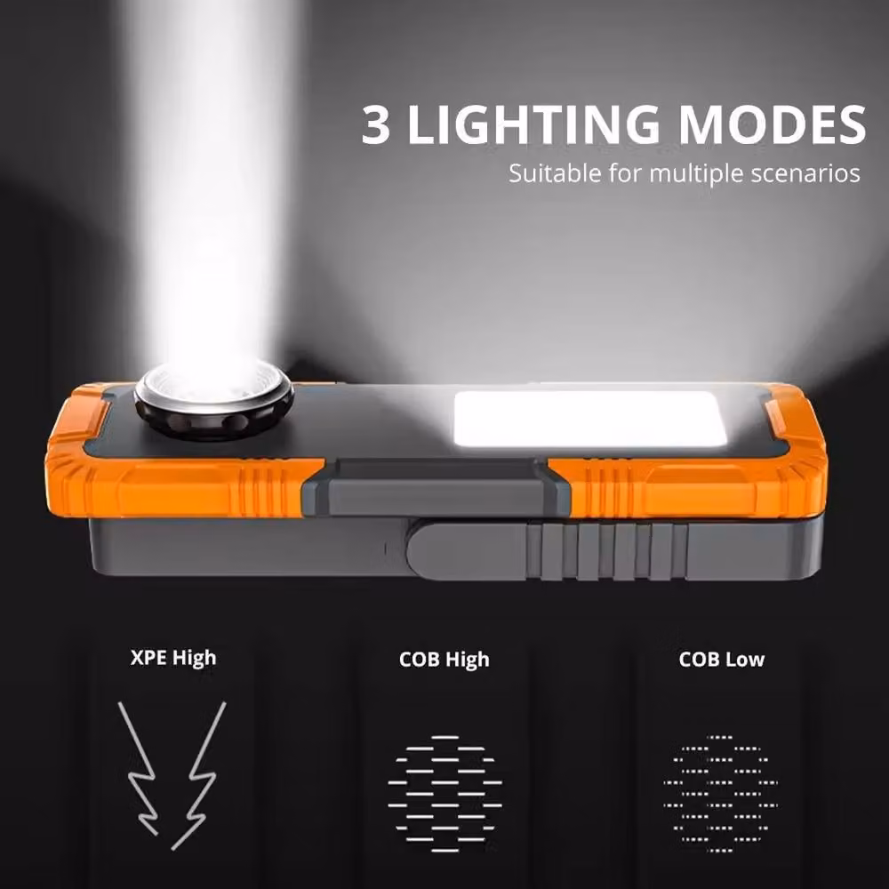 Hinsinc Rechargeable LED Magnetic Work Light and Emergency Hand Torch in Multicolour – 3
