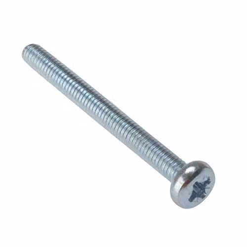 Forgefix Pozidriv Pan Head Machine Screws, Silver, M5 x 40mm, Pack of 25