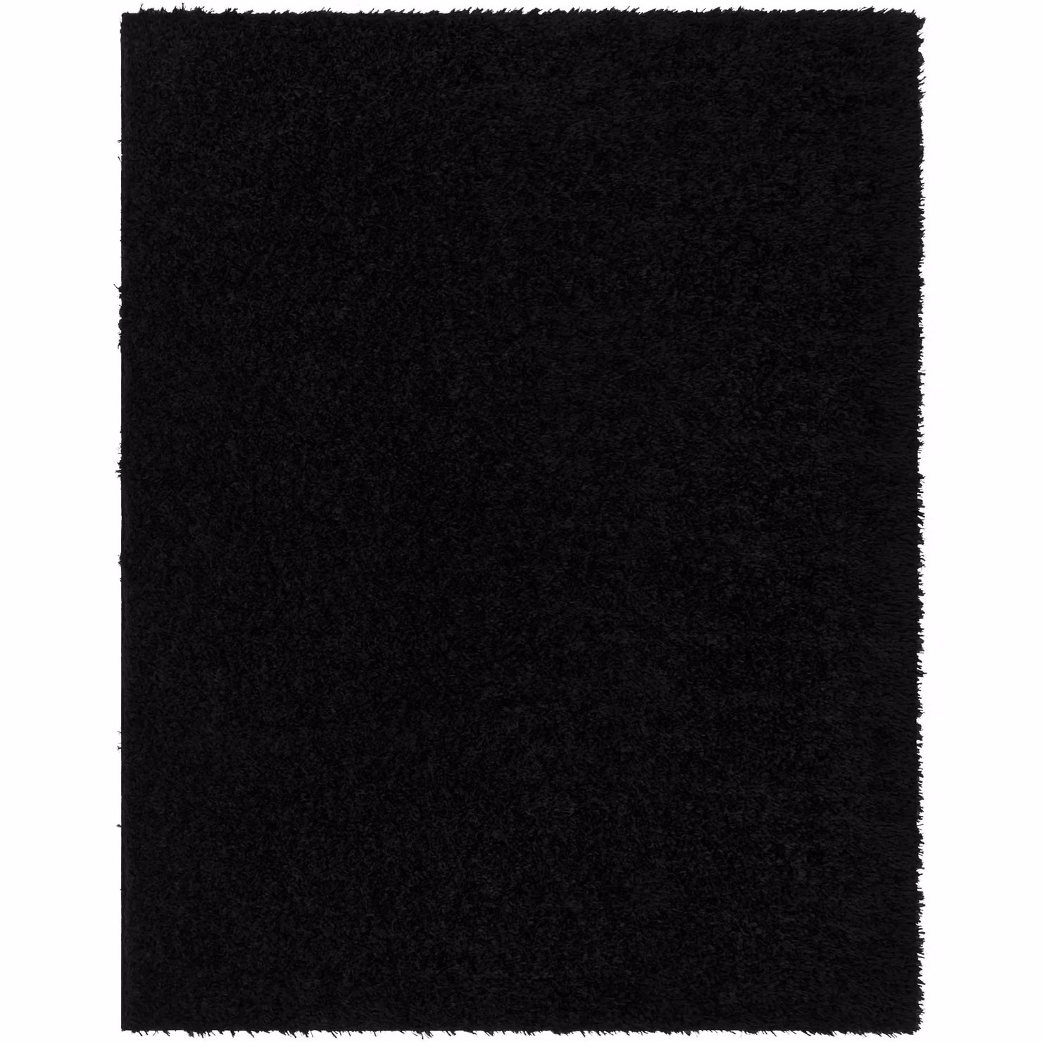 Livabliss Moda Shag Soft Plush Pile Rectangular Living Room and Bedroom Rug, Black, W: 120 cm, L: 180 cm – 2