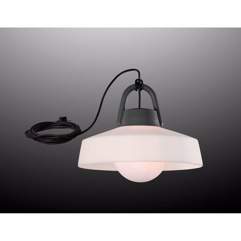 Netlighting Kinke Anthracite Pendant Light with E27 Socket and IP65 Rating – 2