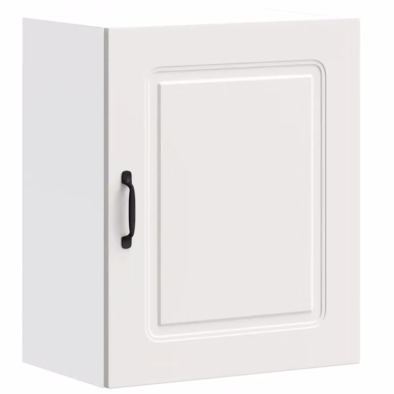Berkfield Home Kalmar White Wall Cabinet in Matt Engineered Wood