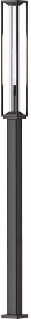 Netlighting Cell Grey Outdoor Bollard, Height: 220 cm, IP54, E27