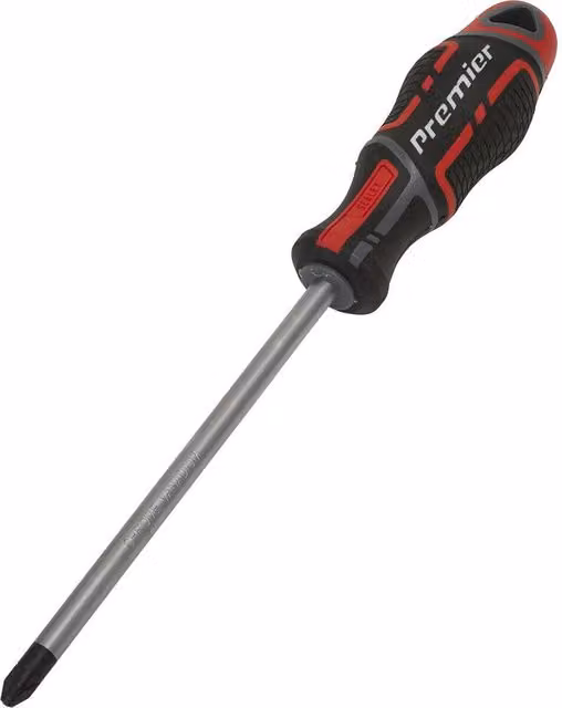 Loops PREMIUM Pozi 3 x 150mm Screwdriver with Ergonomic Soft Grip and Magnetic Tip in Multicolour