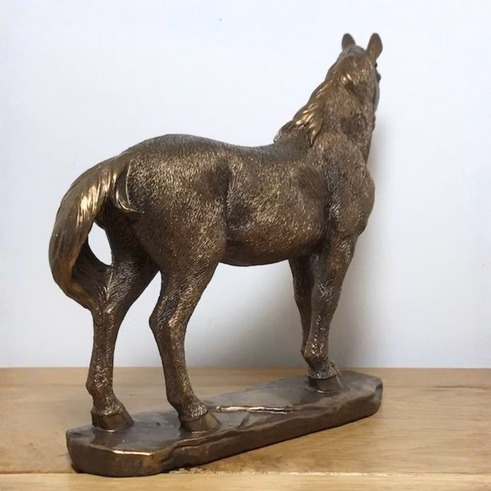 Leonardo Reflections Bronze Animal Crackers Horse Figurine Metal Tabletop Collectable – 3
