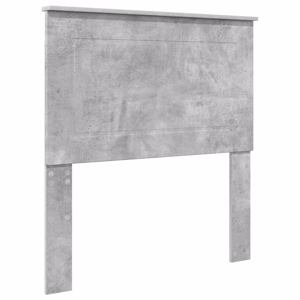 Berkfield Home Modern Bed Frame with Drawers in Concrete Grey and Silver, Engineered Wood, W: 75 cm x L: 190 cm – 2