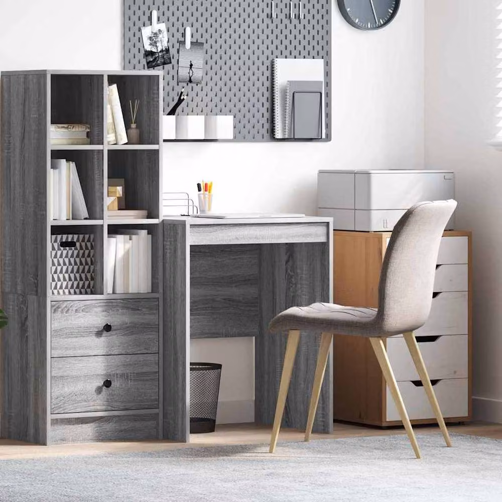 Berkfield Home Modern Writing Desk in Grey Sonoma, W/D/H: 60 x 50 x 76 cm – 2