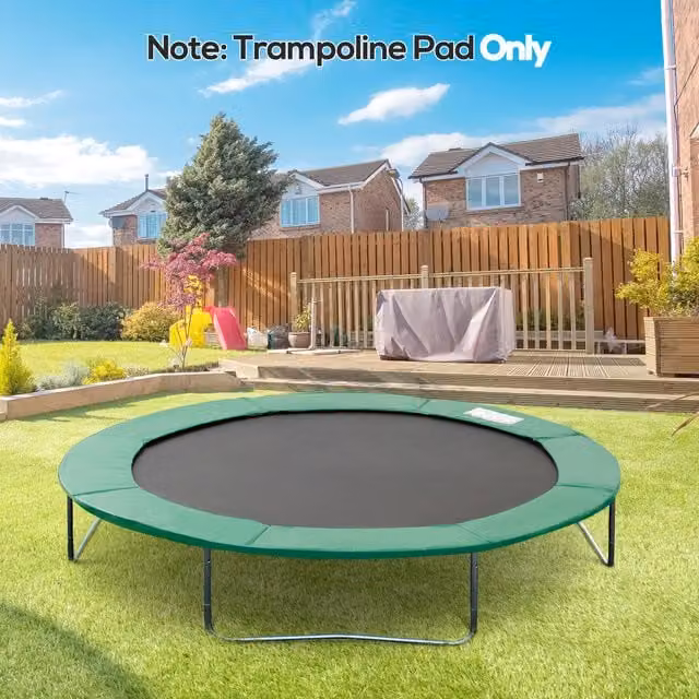 HOMCOM 8ft Replacement Trampoline Pad in Green