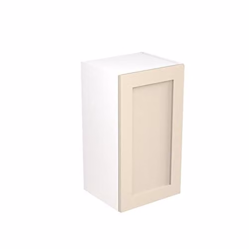 Kitchen Kit Shaker Door Flatpack Wall Cabinet in Cashmere Matt, W/D/H: 40 x 33 x 72 cm