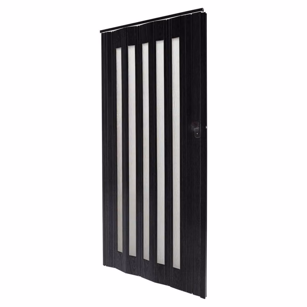 EONLION Black Sliding Door Room Divider Panel, W: 81 cm, H: 203 cm – 3