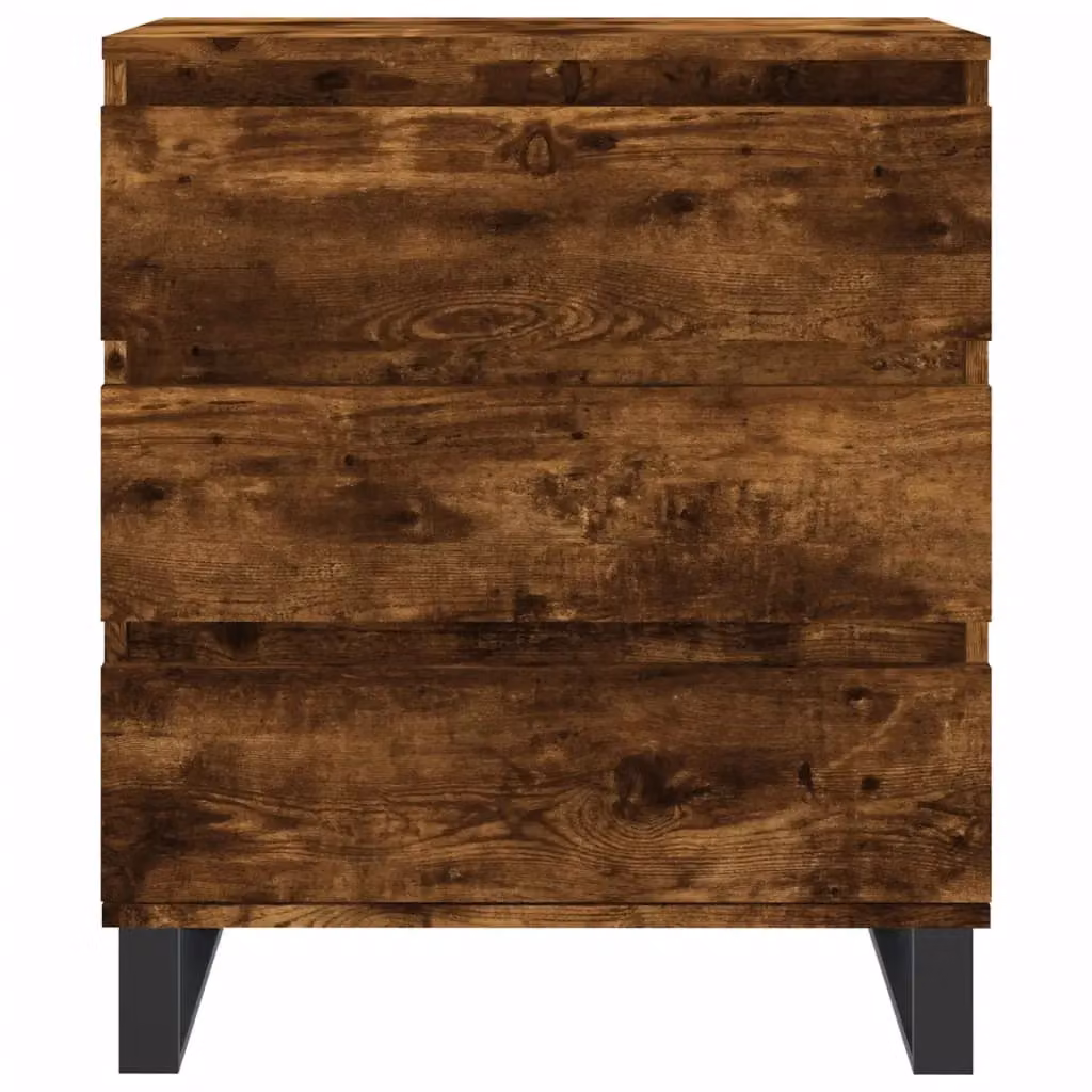 Berkfield Home Smoked Oak Sideboard in Brown, W/D/H: 60 x 35 x 70 cm – 3