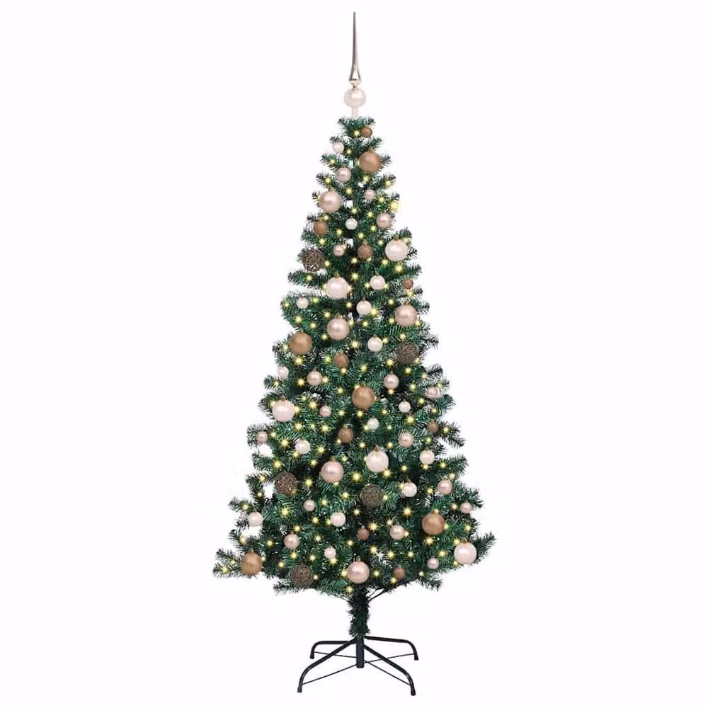 Berkfield Home Pre-lit Artificial Christmas Tree, Green, Height: 180 cm – 3